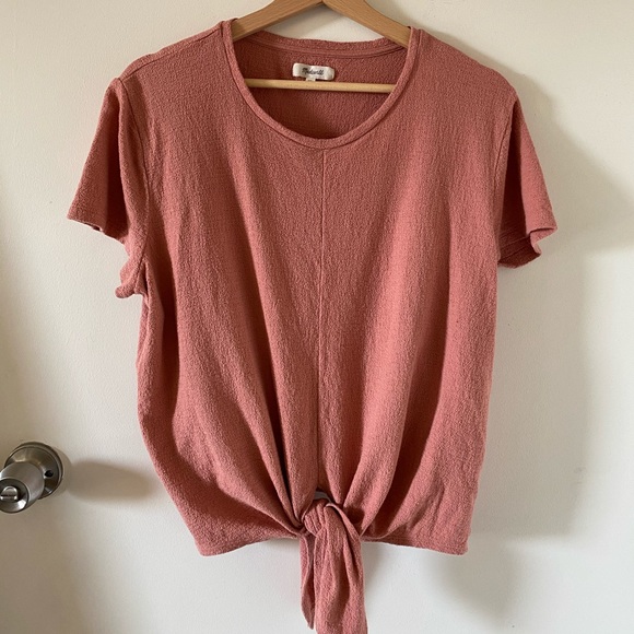 Texture and Thread Tie front top Sz XL - Picture 1 of 3